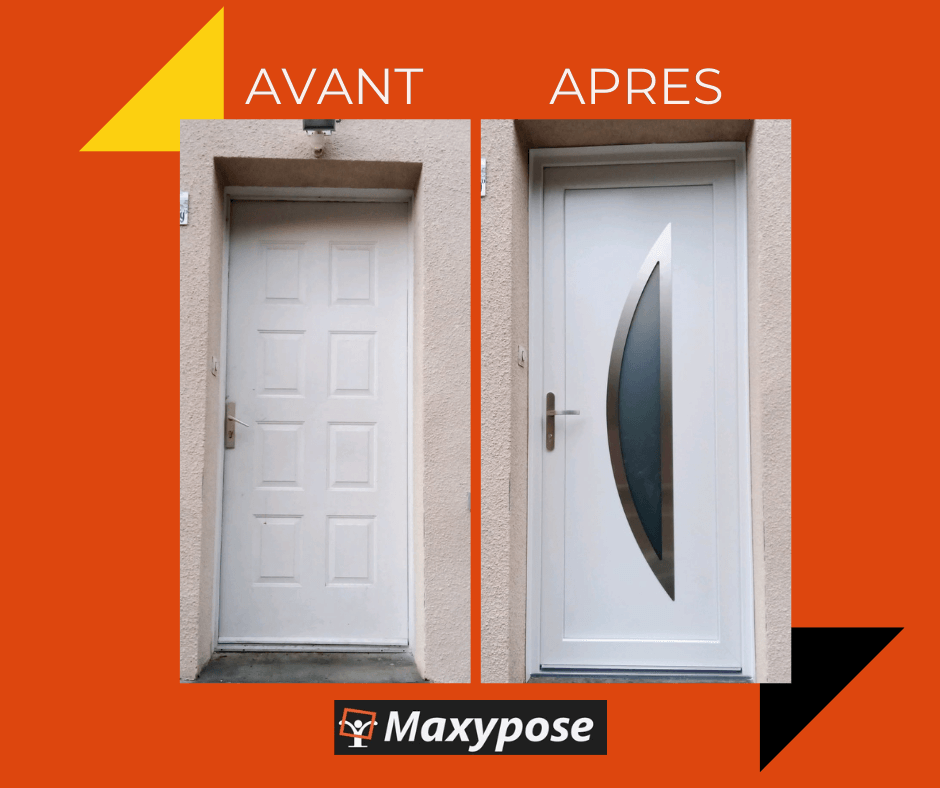 Maxypose Nancy - Pose d'une porte d'entrée DAKO