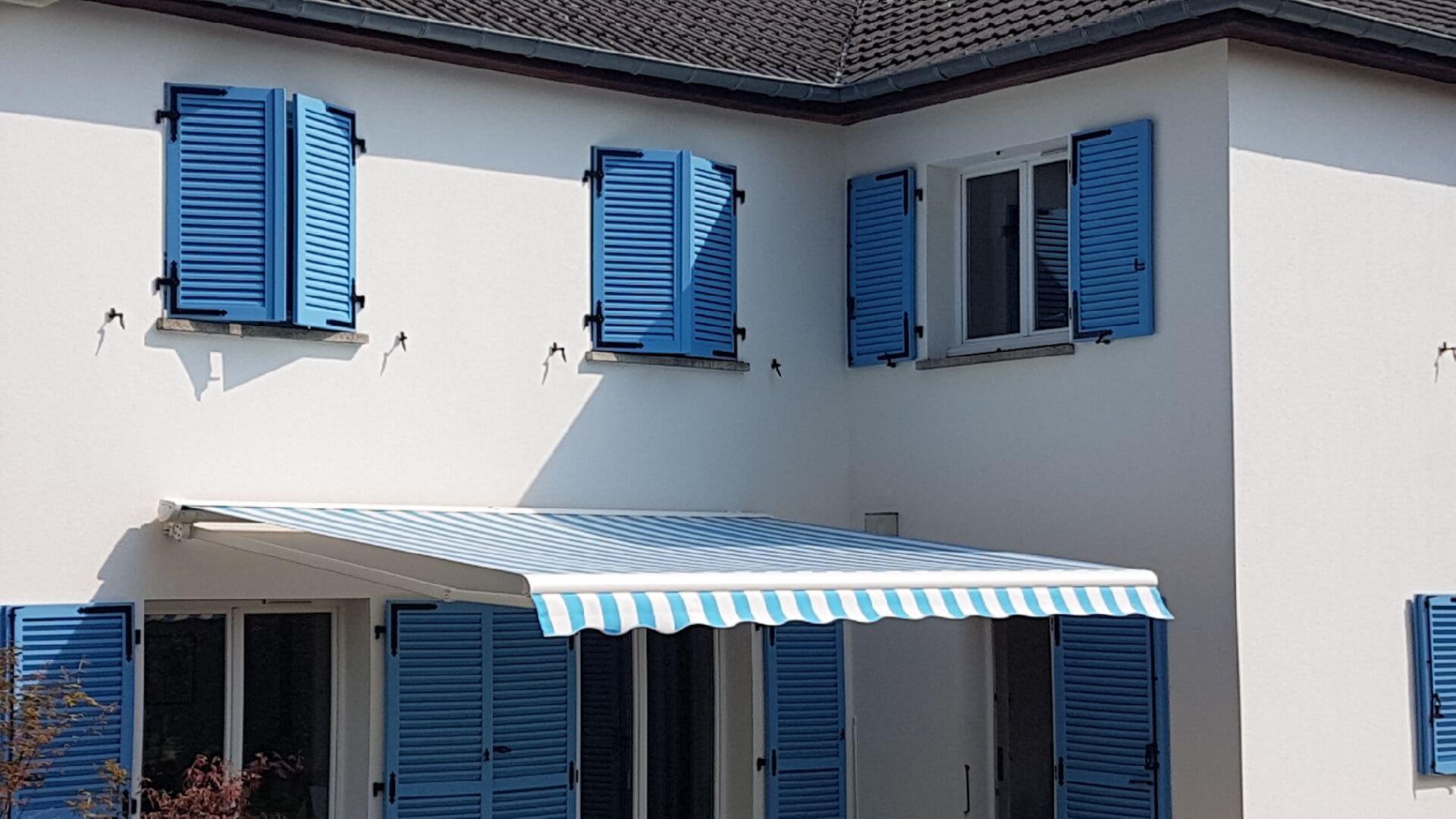 Maxypose Nancy - Installation d’un store banne MATEST en Lorraine