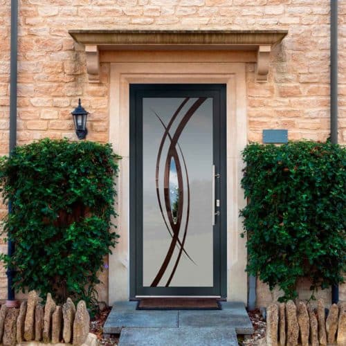 Porte d'entrée avec panneaux vitrés Verrissima