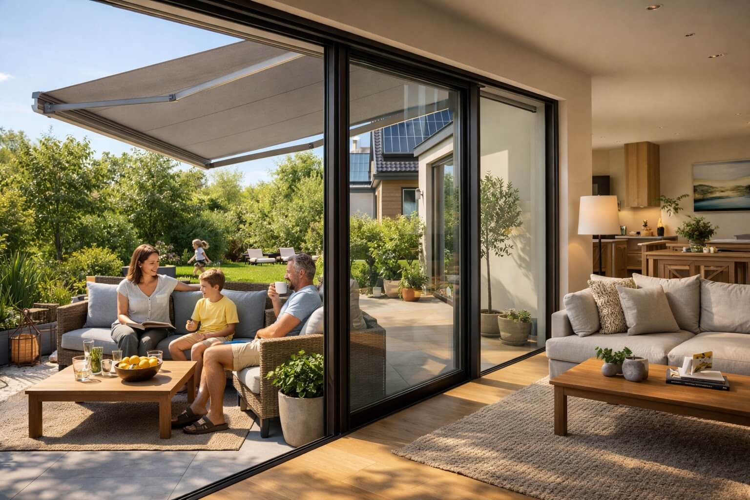 Pose de stores de terrasse par Maxypose Nancy : amélioration du confort intérieur et extérieur de la maison