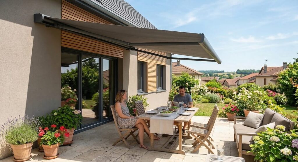 Quel store de terrasse choisir selon son exposition en Lorraine&nbsp;?