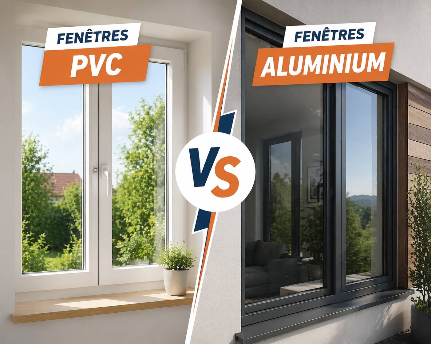 Fenêtres PVC ou aluminium : quel matériau choisir ?
